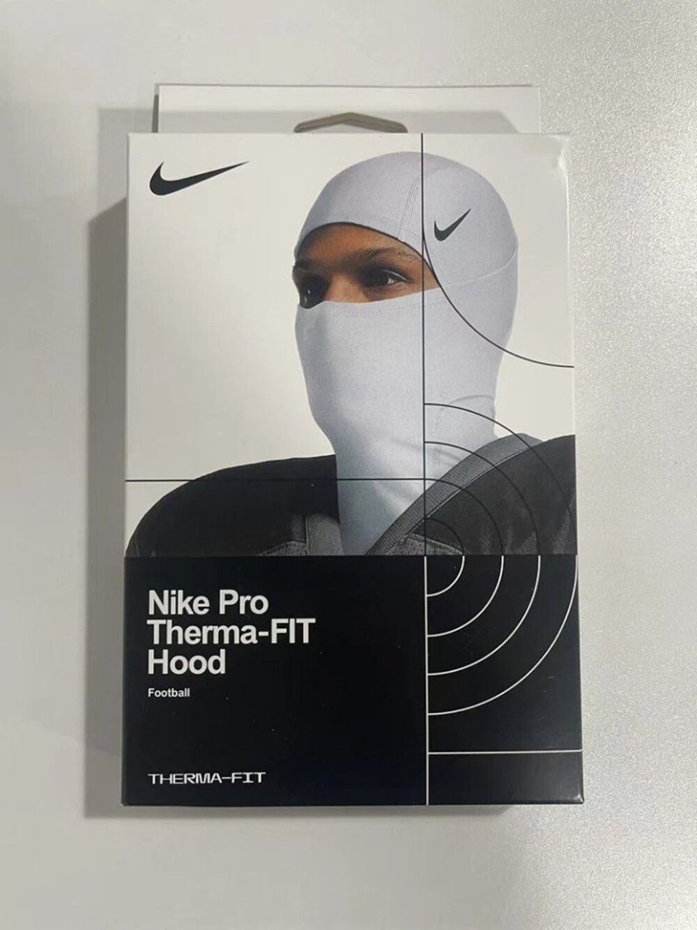 Nike Pro Hyperwarm Therma FIT Hood White Unisex Ski Mask Balaclava